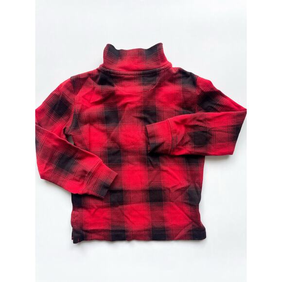 Boy's Ralph Lauren Checked Cotton Quarter Zip Pullover Size 3T - Picture 4 of 4